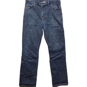 CRUDE FR Mens 36x36 Flame Resistant Relaxed Denim Jeans Blue CAT 2 NFPA Workwear